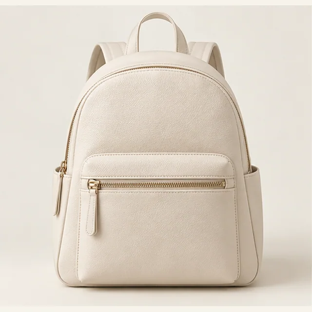 Cloud Faux-Leather Backpack — product overview
