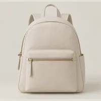 Cloud Faux-Leather Backpack