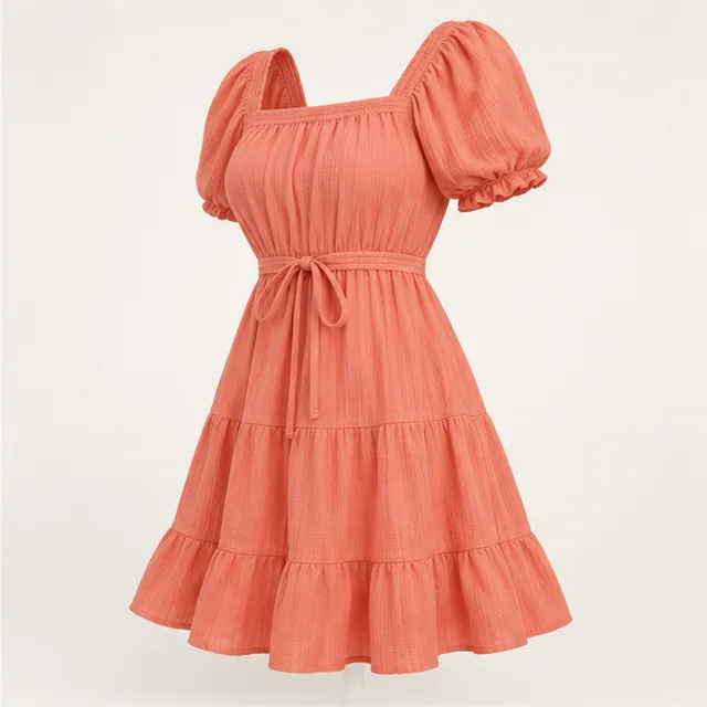 Ridge Short Frock — detail view