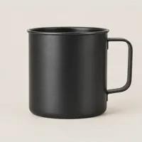Harbor Black Aluminium Cup