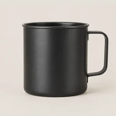 Harbor Black Aluminium Cup — view 1