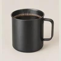 Harbor Black Aluminium Cup