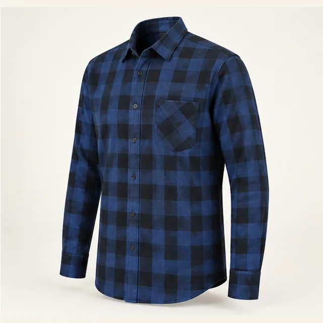 Harbor Checked Oxford Shirt — detail view