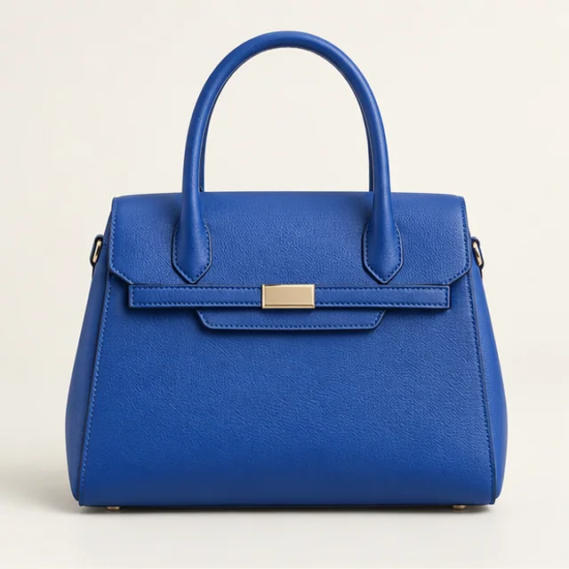 Tide Blue Structured Handbag — product overview