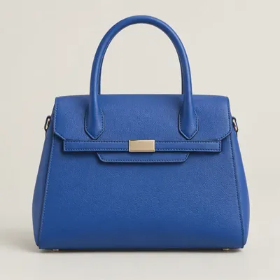 Tide Blue Structured Handbag — view 1