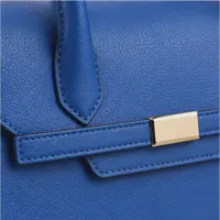Tide Blue Structured Handbag