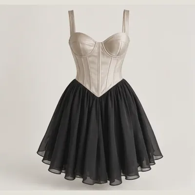 Midnight Corset Dress — view 1