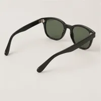Meadow Green and Black Glasses