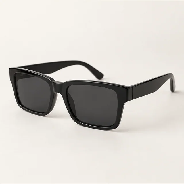 Cedar Black Sun Glasses — detail view