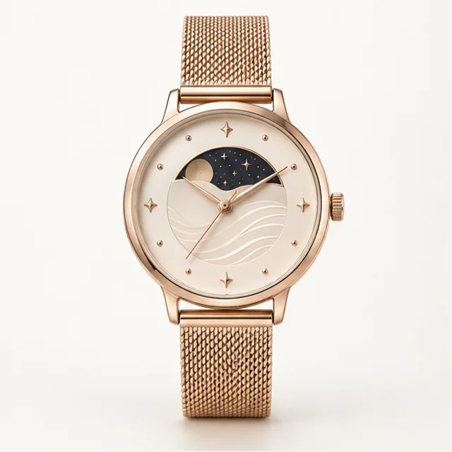 Luna Phase Dress Watch — product overview