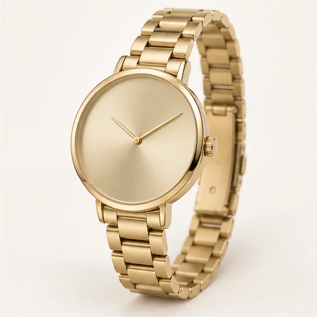 Aurelia Gold-Tone Watch — detail view